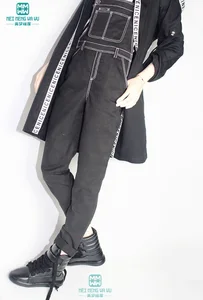 Джинсы на бретелях для шарнирных кукол, 65-72 см, DK SD17, POPO68