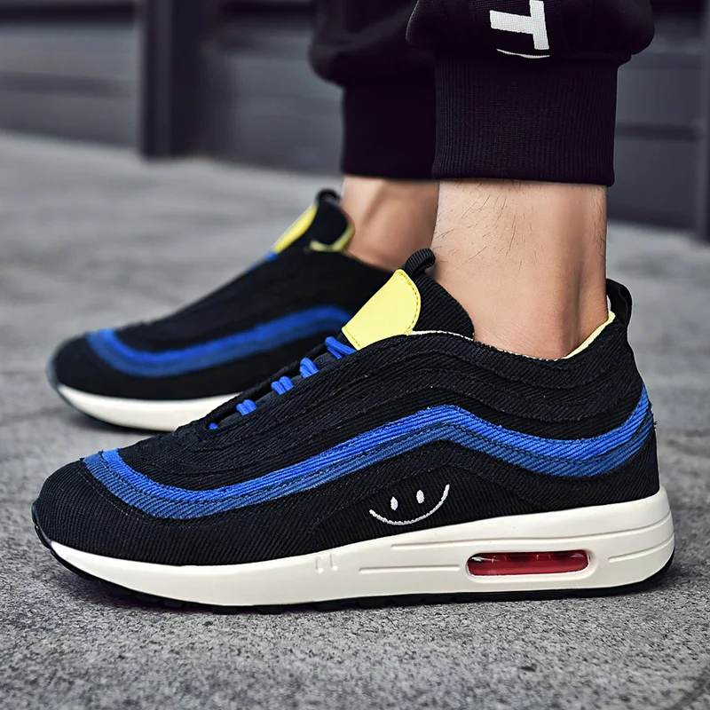 Мужская обувь для бега, новинка, радужные цвета, обувь Balenciaca Max and Air 97, Flyknit носок, кроссовки унисекс, кроссовки, Сникеры