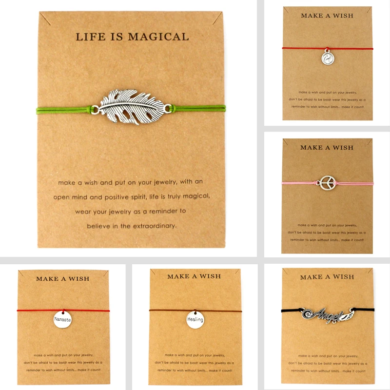 Family Home House Infinity Charms Adjustable Bracelets Karma Circle Red String Rope Women Men Fashion Handmade Jewelry Gift | Украшения и