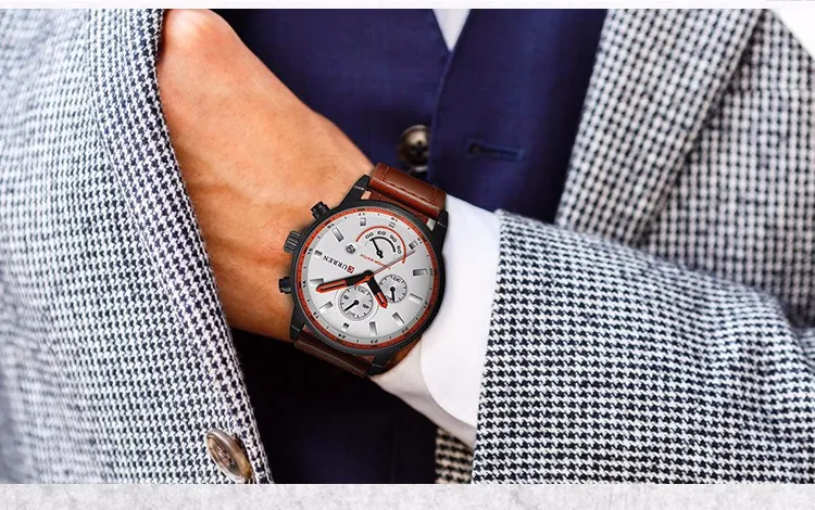 CURREN top luxury brand mens watch Quartz fashion male watches sports Wristwatch Waterproof men watches clock Relogio Masculino