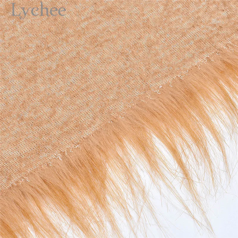 Lychee Life, 50 см x 175 см, плюшевая игрушка, ткань высокого качества, длинные волосы, искусственный мех, ткань, ручная работа, материалы для одежды