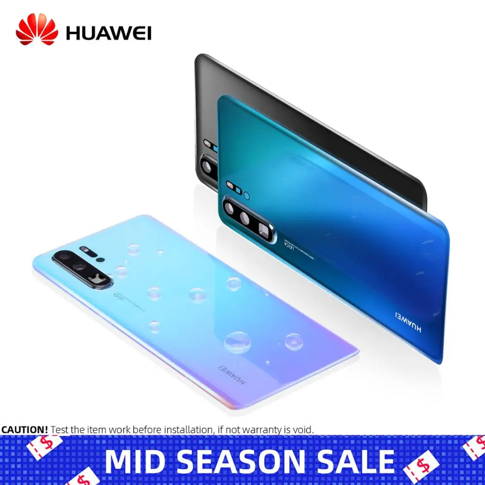 Задний корпус для huawei P30 Pro задняя крышка стеклянная батарея с объективом камеры Замена для huawei P30 Задняя крышка батареи