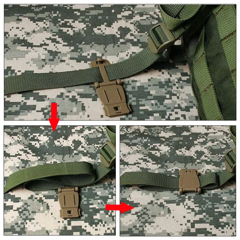 10 шт. 30 мм Molle лямки ремень тактический рюкзак сумка Соединительная Пряжка, зажим карабинный замок EDC
