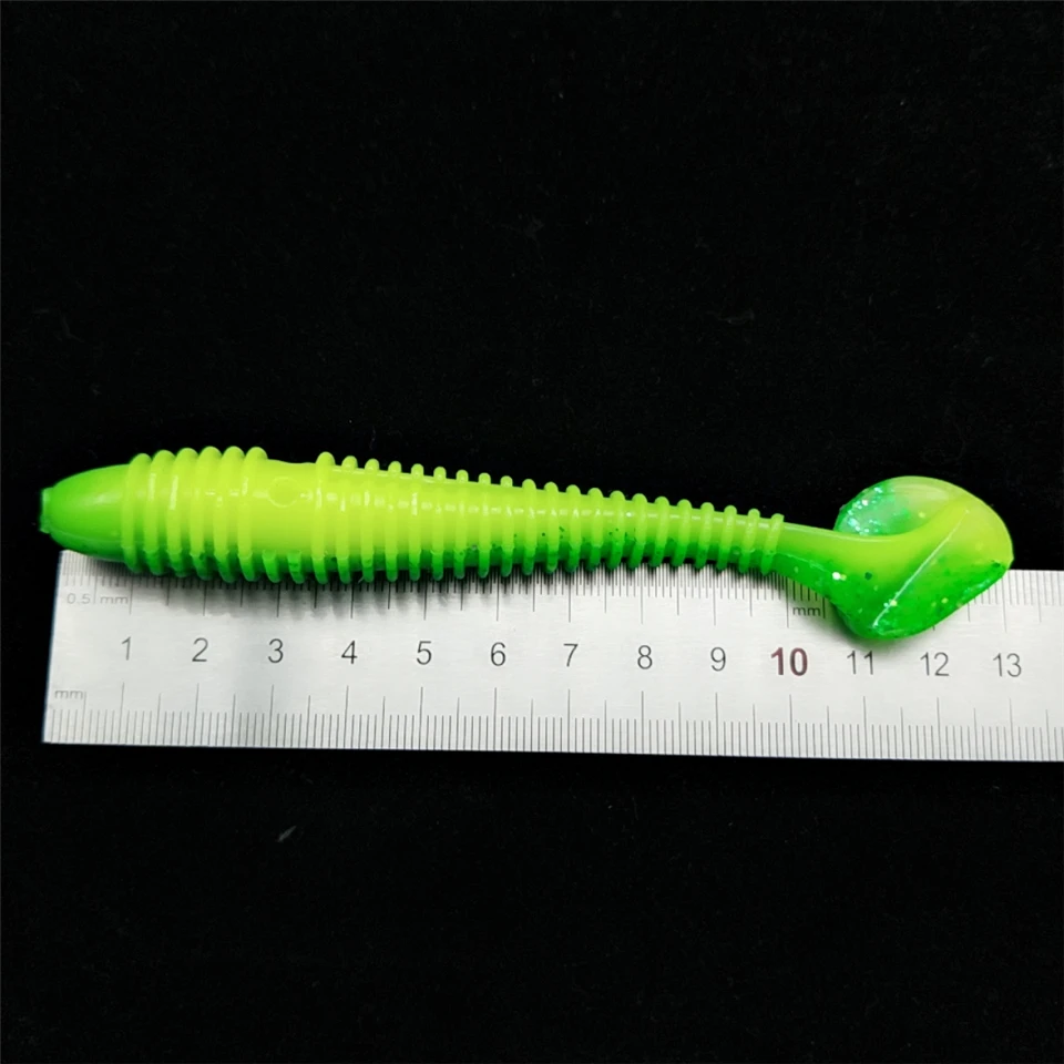 Noeby 20 шт. 12,4 г 12 см искусственные мягкие приманки червь Swimbaits джиг-головки нахлыстом силиконовой резины рыбья