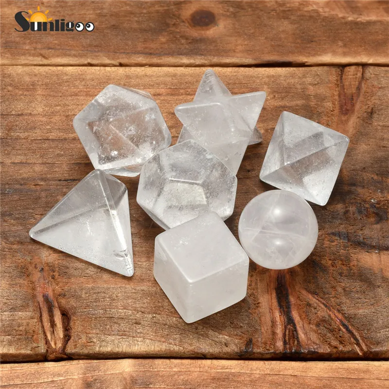 Sunligoo 7 шт. мини натуральные камни лечебные кристаллы подорожные Твердые