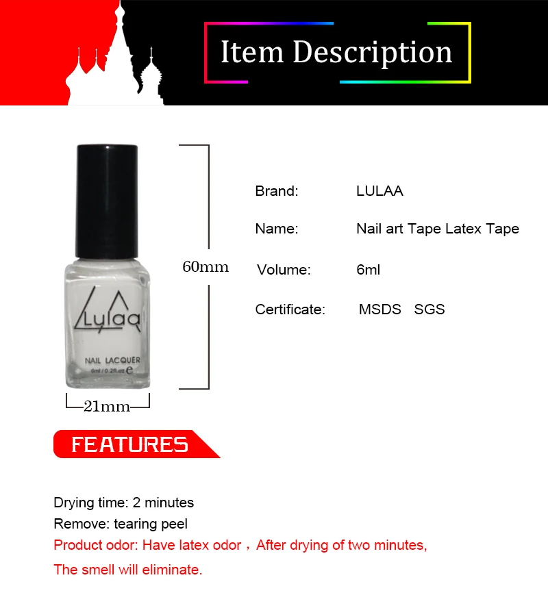 Дизайн ногтей маникюр Инструменты 9wled лампа + 5 цветов 10 мл Soak Off Gel Nail База гель