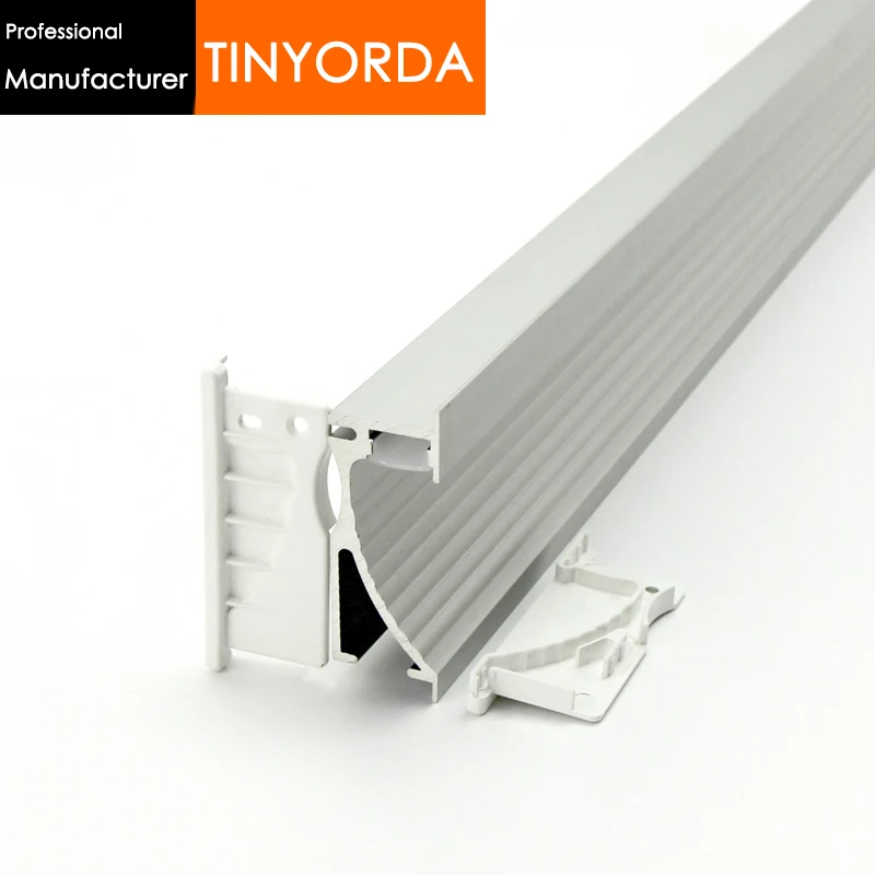Tinyorda 2 шт. (длина м) Алюминиевая СВЕТОДИОДНАЯ лента Профиль СВЕТОДИОДНЫЙ Шаг Свет