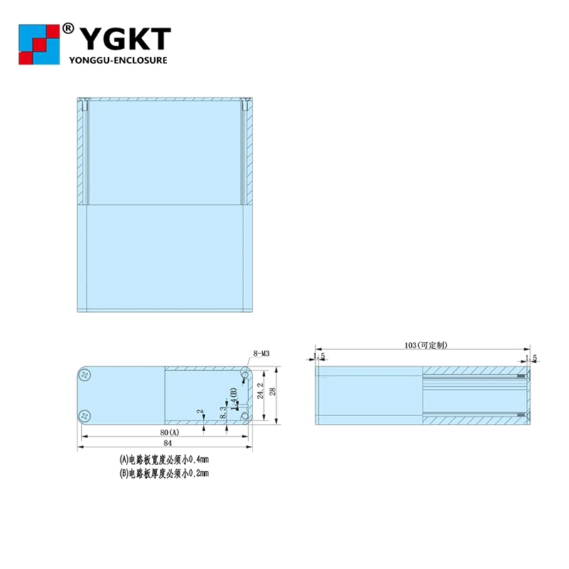 84*28*100 мм (wxhxl) алюминиевый литой корпус|enclosure|enclosure 100mmenclosure aluminium |