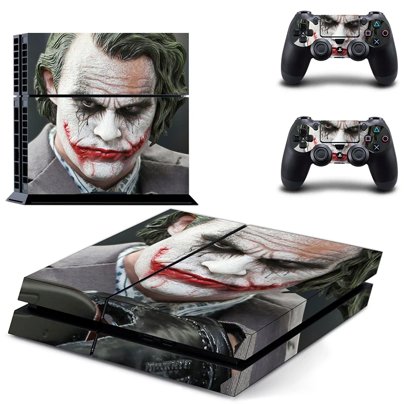DC Joker PS4 наклейка для sony playstation 4 консоль и 2 контроллера skins PS4 наклейка s виниловый аксессуар