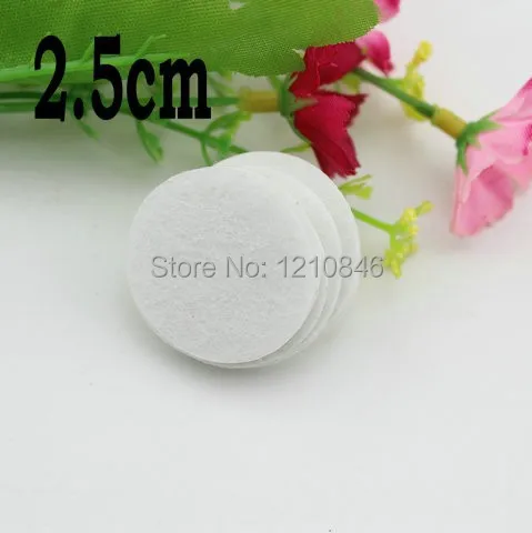 Круглые фетровые накладки для цветов круглые из искусственной ткани белого