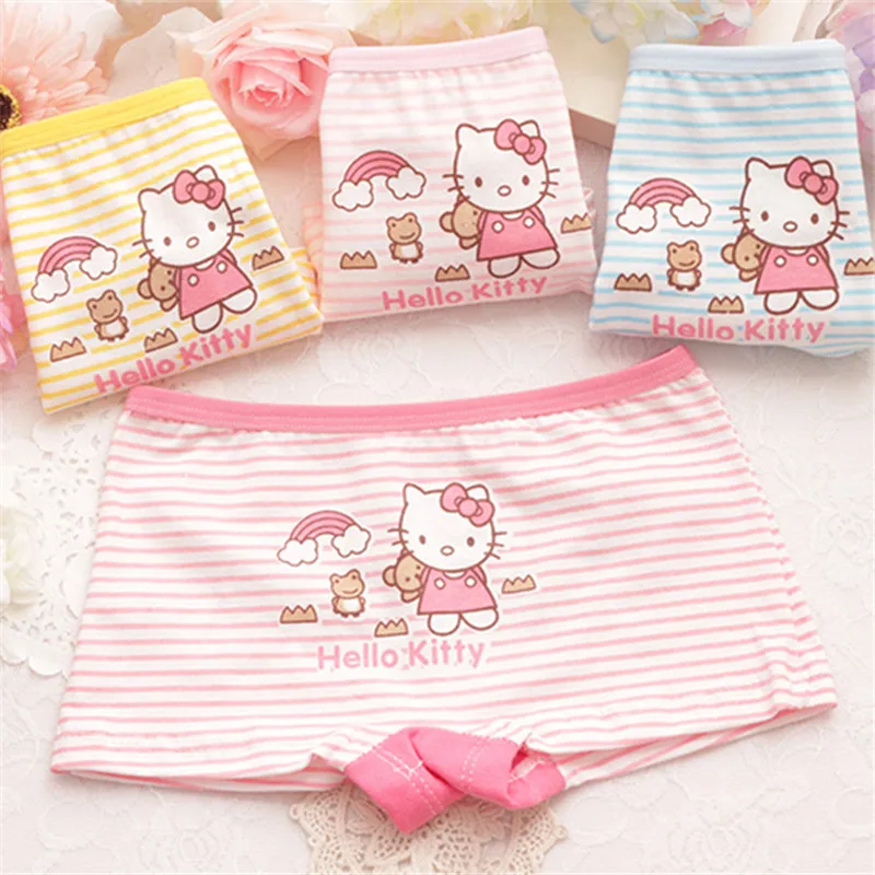2 шт./лот для маленьких девочек трусы Шорты трусы-боксеры детей ясельного