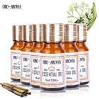 Знаменитый бренд: ароматизатор перечной мяты, жасмин, лимон, трава, лаванда, иланг, фиолетовый эфирный масел, упаковка для ароматерапии, спа-ванны 10 мл * 6