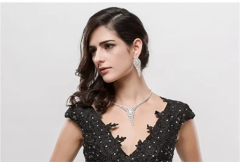 Роскошные серьги-подвески с цветочным украшением из Earrring AAAAA cz 925 серебро