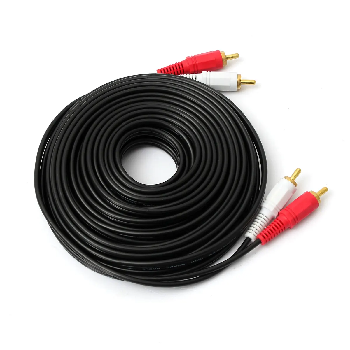 10M 3.5mm Male Jack to AV 2 RCA Stereo Music Audio Cable Cord AUX for Mp3 Pod Phone TV Sound Speaker | Электроника