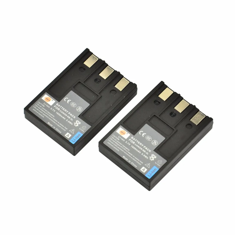 DSTE 2 шт. NB-3L NB3L Батарея объектива Цифрового Фотоаппарата Canon IXUS I5 IXUS 700 IXUS 750 цифровой Камера