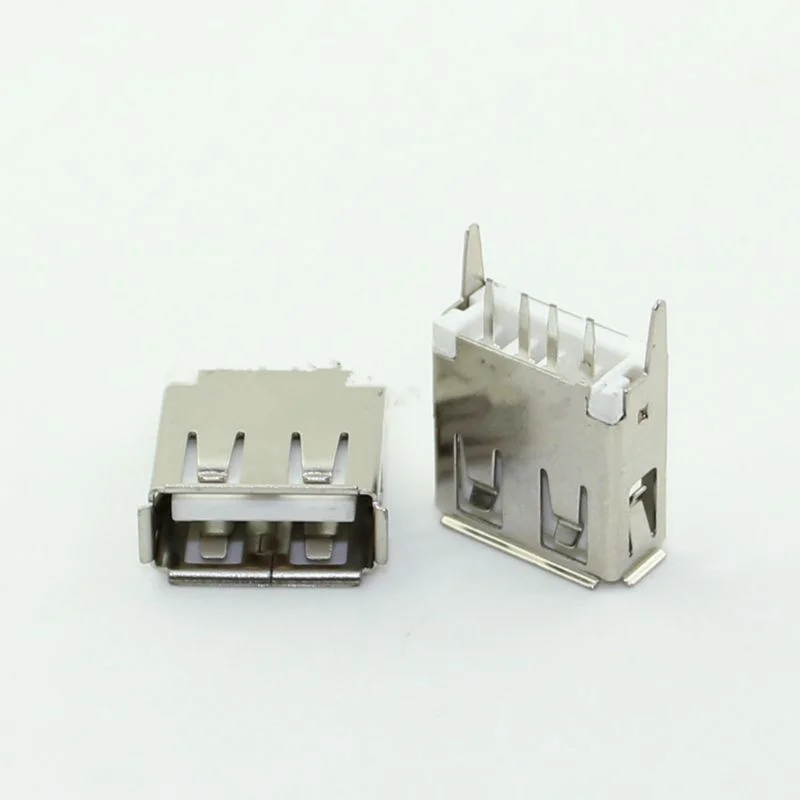 10 шт./лот горячая распродажа USB 2 0 4 контакта 13 7 мм гнездовой разъем типа A полоса