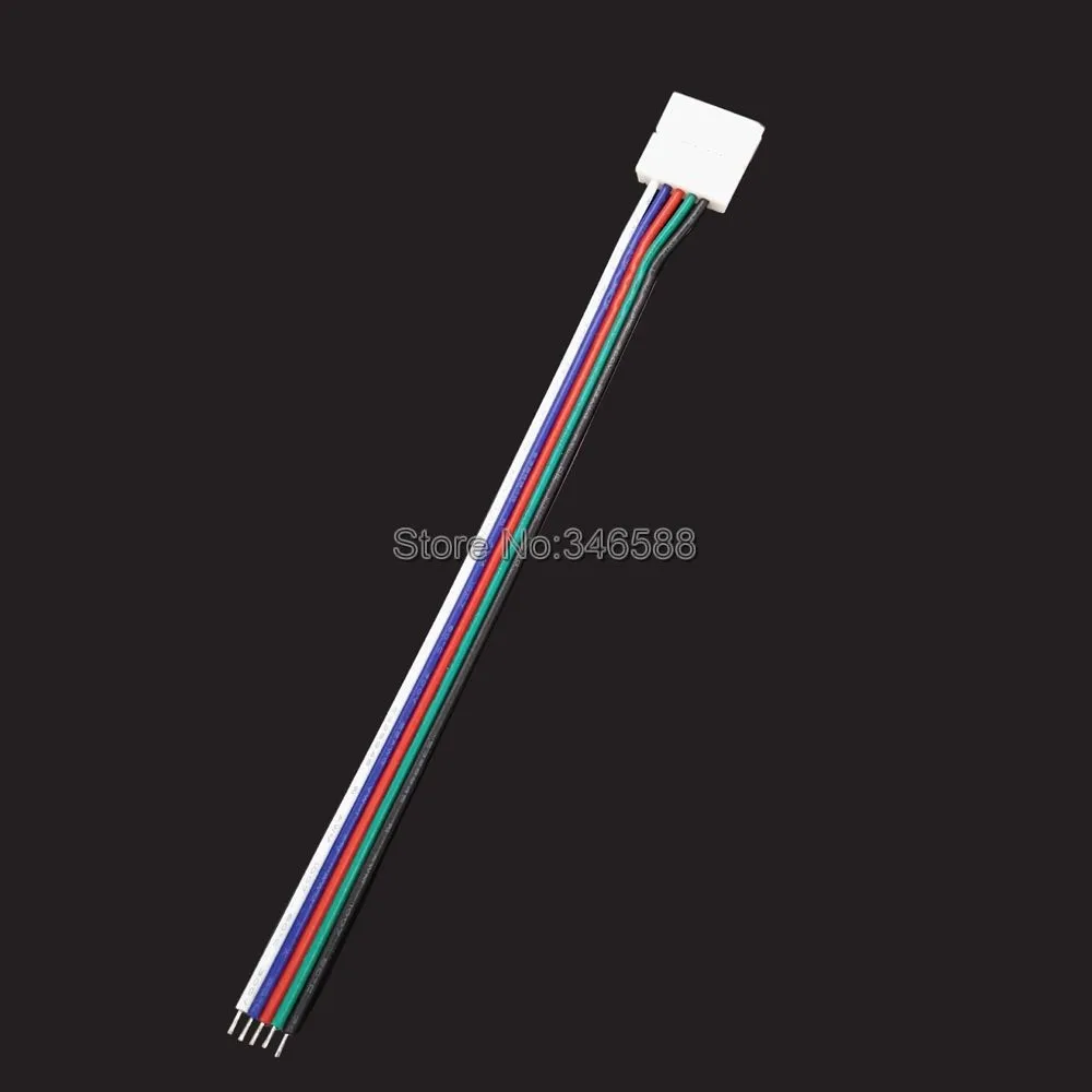 5 шт./лот коннектор RGBW 5pin контактов 10 мм Бесплатный Сварочный соединитель 1 способ