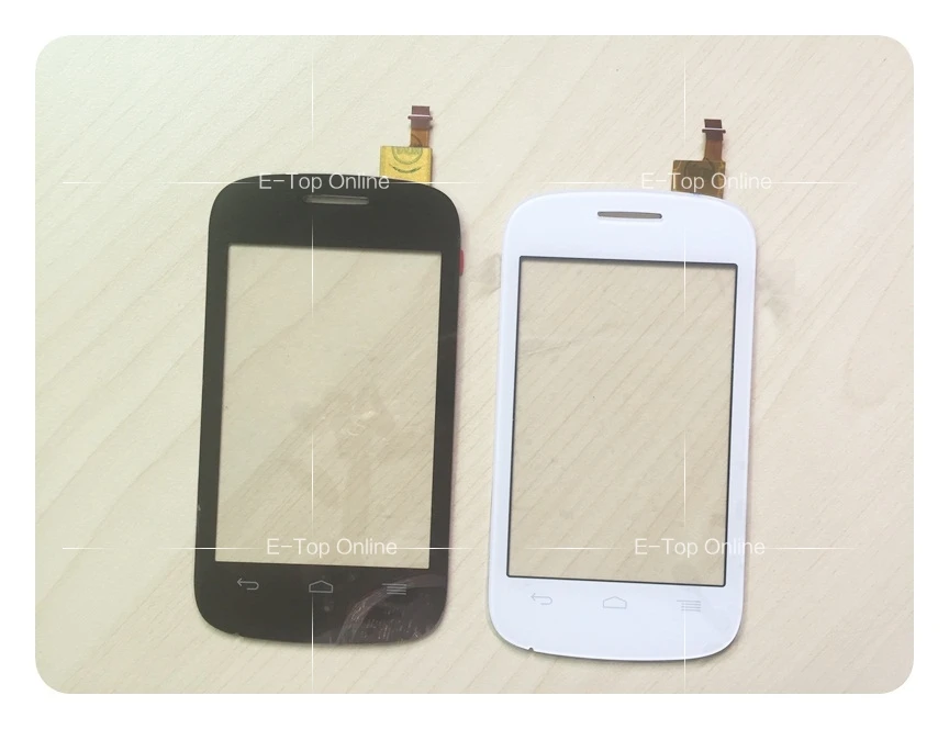 Black/White Touch Screen Digitizer For Alcatel One POP C1 OT4015 4015 Sensor | Мобильные телефоны и аксессуары