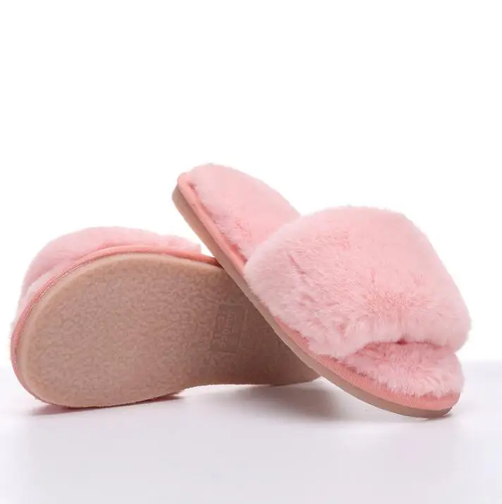 Тапочки для маленьких девочек модные зимние домашние тапочки детей обувь мамы и