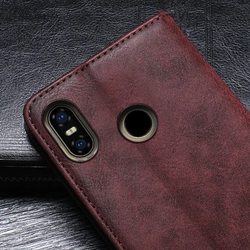 Чехол-накладка Ulefone S9 Pro чехол Роскошный чехол-книжка из искусственной кожи для