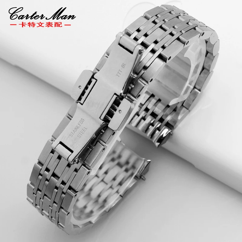 Ремешок для часов из нержавеющей стали для Tissot 1853 carson series T085407A/210A высококачественный ремешок для часов 14 мм браслет