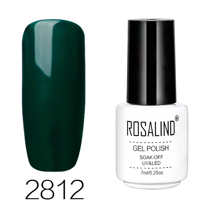 RC2812 ROSALIND гель 1S 68 чистый цвет серия Гель-лак для ногтей Гель-лак для нейл-арта набор для маникюра наращивание ногтей дизайн УФ - Цвет: RC2812