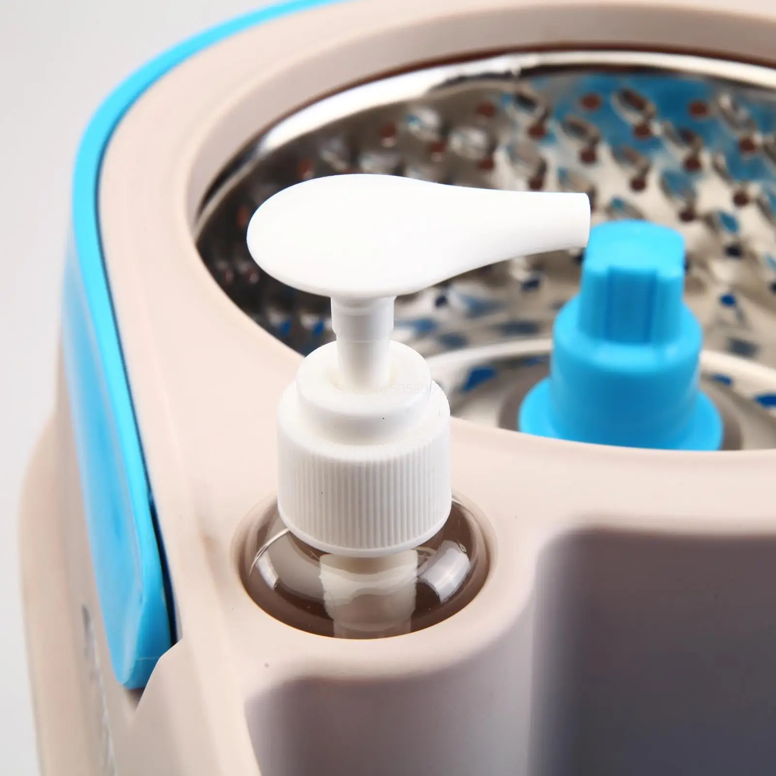 Больше вращающаяся швабра с ведром хорошего Бога ручная двойным корпусом из