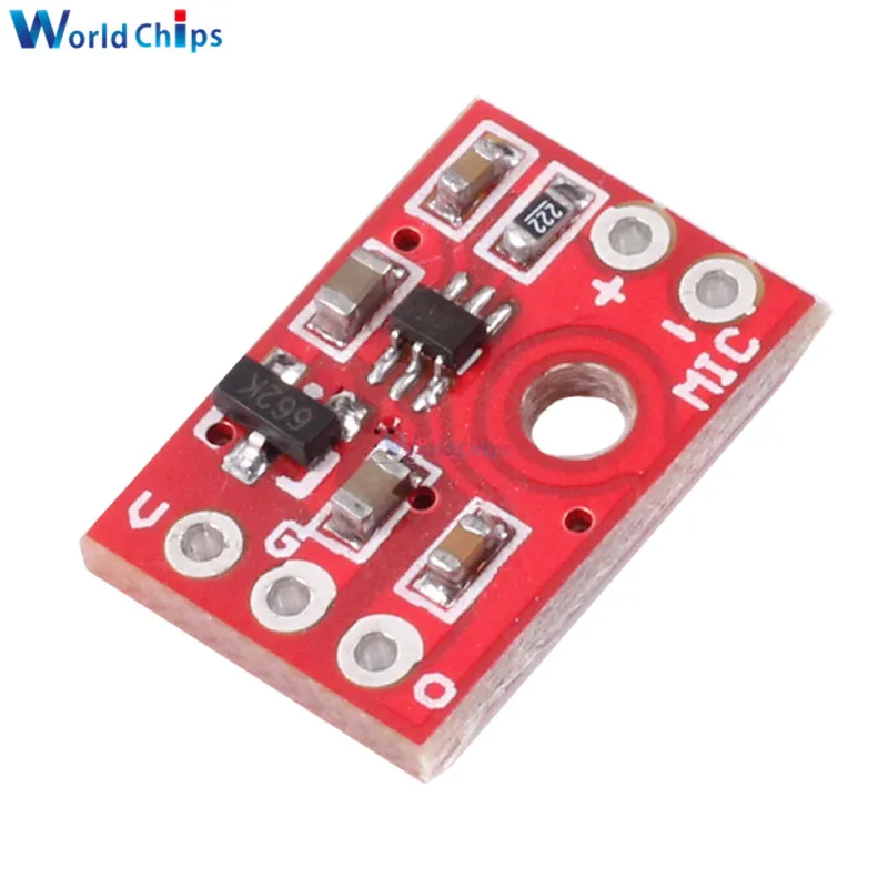Микрофонный усилитель MAX9812L Electret Amp микроплата модуль 3 в-6 в для Arduino | Электронные