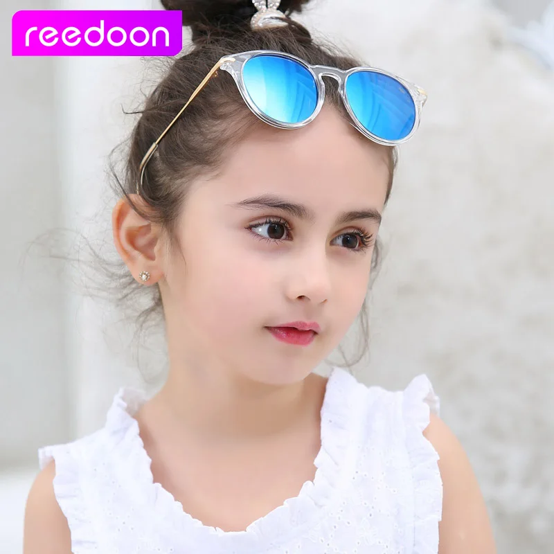 Детские поляризованные солнцезащитные очки Reedoon UV400 зеркальные линзы в