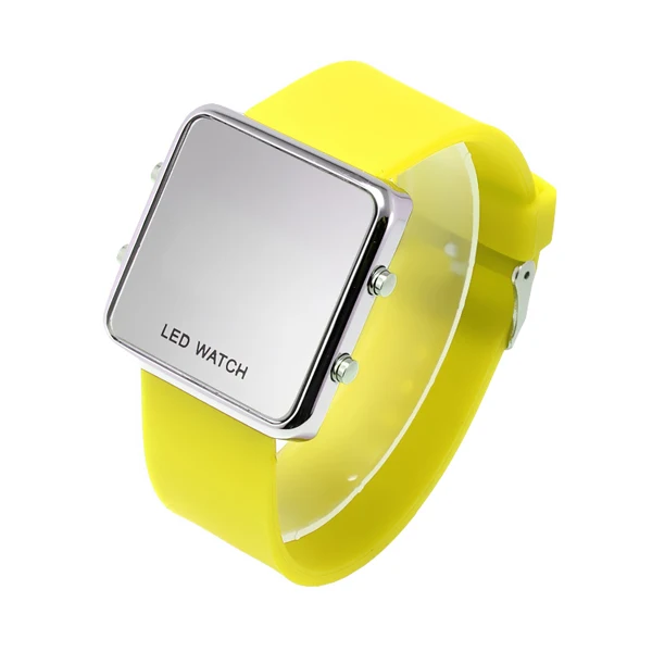 Роскошные модный бренд Спорт цифровой светодиодный наручные часы Дети Мужчины