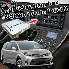 Android GPS навигационная система для Toyota Sienna Touch 3 Panasonic модель видео