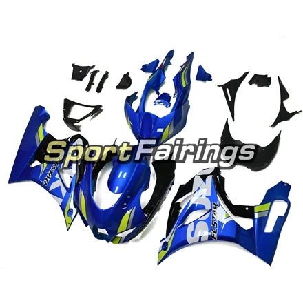 Мотоцикл Обтекатели для Suzuki GSXR1000 gsxr 1000, 17, 18, 19, Пластик впрыска АБС кузов фитинги синего и желтого цвета
