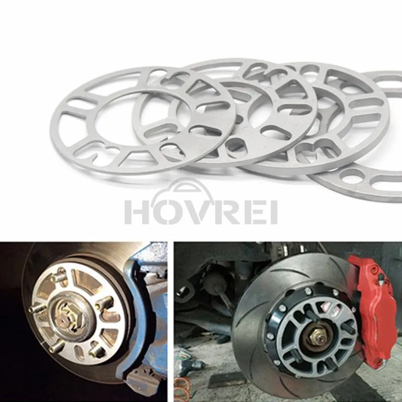 4 шт. универсальные автомобильные алюминиевые 3 мм 5 8 10 колеса фотопластина