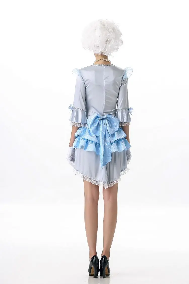 Женский костюм принцессы Снежной Королевы для взрослых короткое платье в