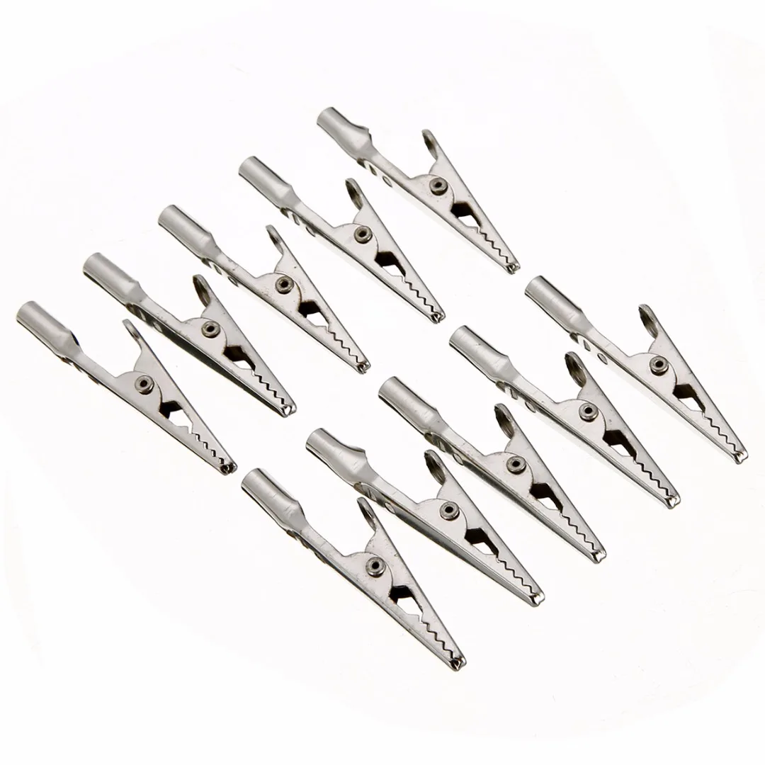10 шт. электрические зажимы крокодилы длина 51 мм|alligator clips|electric crocodilecrocodile clamp |