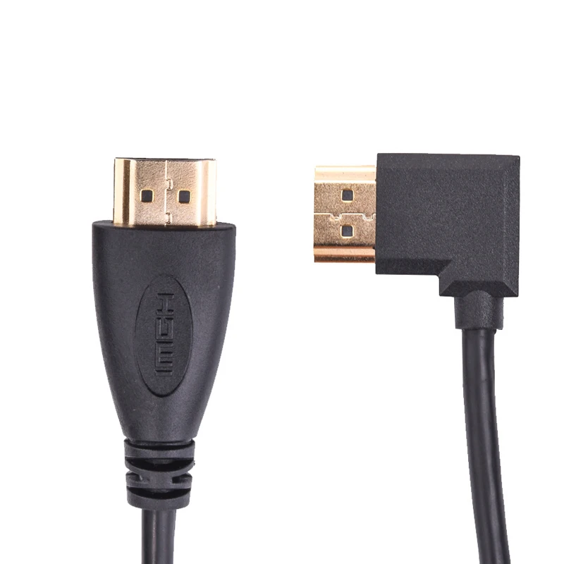 1080P HD 90 HDMI кабель прямой на правый/левый Конверсионный 1 4 3D для DVD TV телеприставка