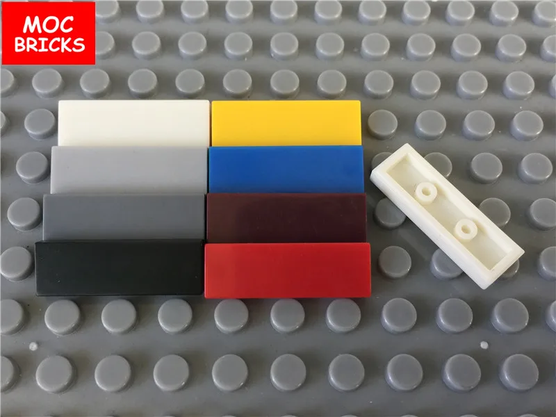 20 шт./лот MOC кирпичи сделай сам индивидуальная плитка 1x3 подходит для обучающего