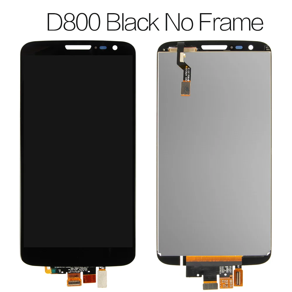 D800 Black 5,2 ''для LG G2 ЖК-дисплей сенсорный экран для LG G2 ЖК-дисплей D800 D801 D802 D805 D803 VS980 F320 LS980 ЖК-замена - Цвет: D800 Black