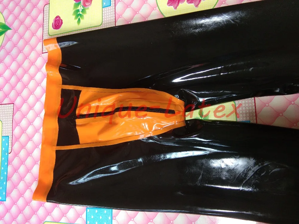 Мужские латексные брюки с отделкой 3D | Тематическая одежда и униформа