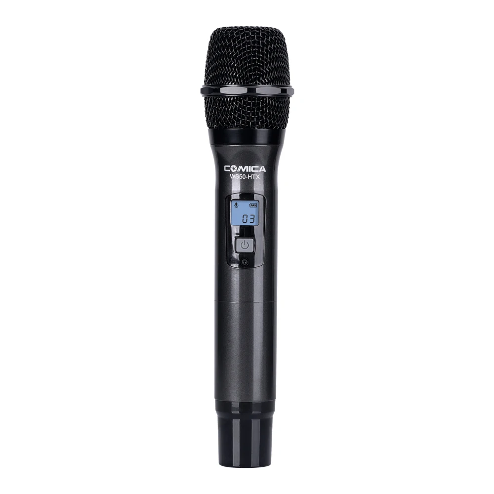 CoMica CVM-WS50HTX 6-канальный UHF беспроводной Динамический Ручной микрофон передатчик