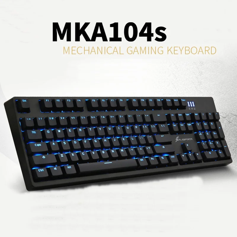 FL ESPORTS MKA104S/MKA104 Pro магический Кристальный USB Проводная Подсветка Механическая