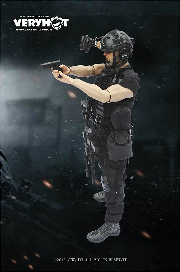1/6 весы мужской фигуры одежда аксессуар с дизайном морских котиков CQB ночные