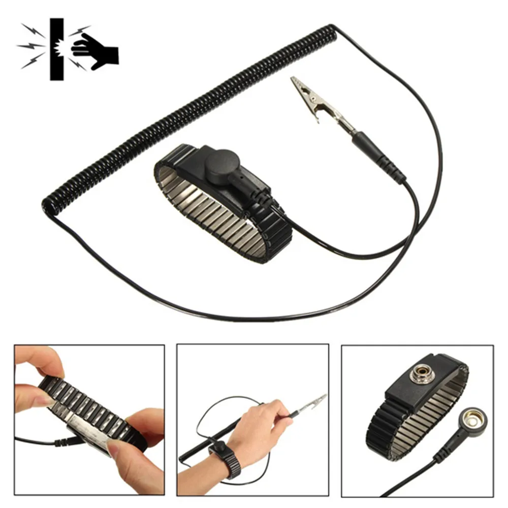 Антистатическая работа ремешок на запястье ESD Регулируемый разряд ремень