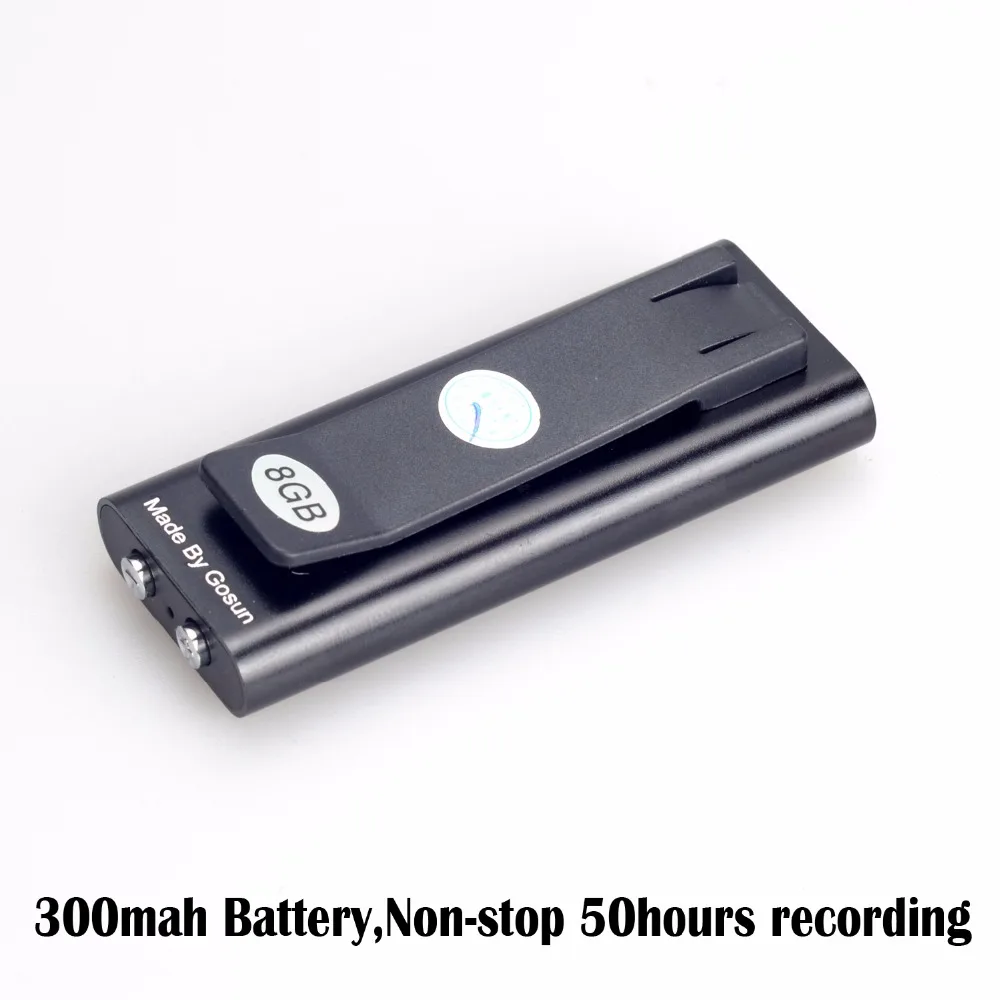 Savetek, новинка, мини USB ручка с зажимом, 8 ГБ, Голосовая активация, цифровой Аудио Диктофон, Mp3 плеер, без остановки, 50 часов записи, Розничная коробка