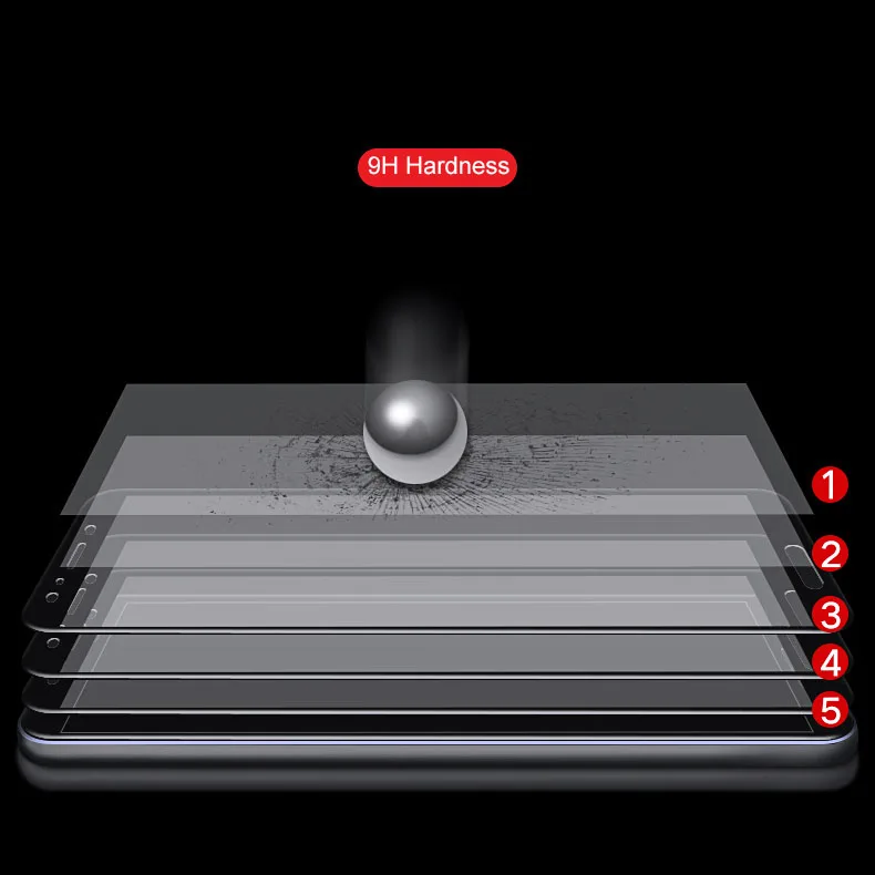 5D изогнутые поверхности 9 H защитный Стекло на huawei p smart / стекло на хуавей п смарт закаленное Стекло Экран Full Cover пленка Стекло на для Huawei P Smart 5D
