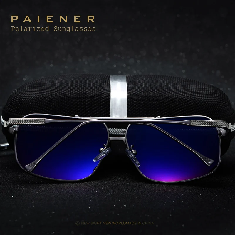 Лучшие HD поляризованные мужские солнцезащитные очки женские винтажные