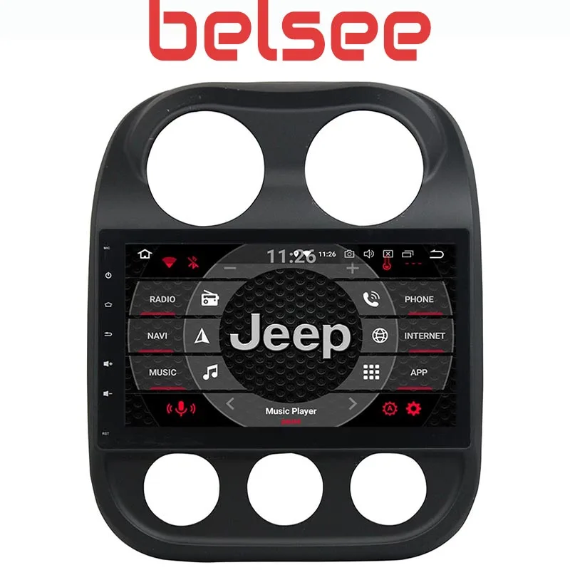 Belsee 10 1 сенсорный экран Android 8 0 головное устройство стерео радио GPS Навигация Аудио