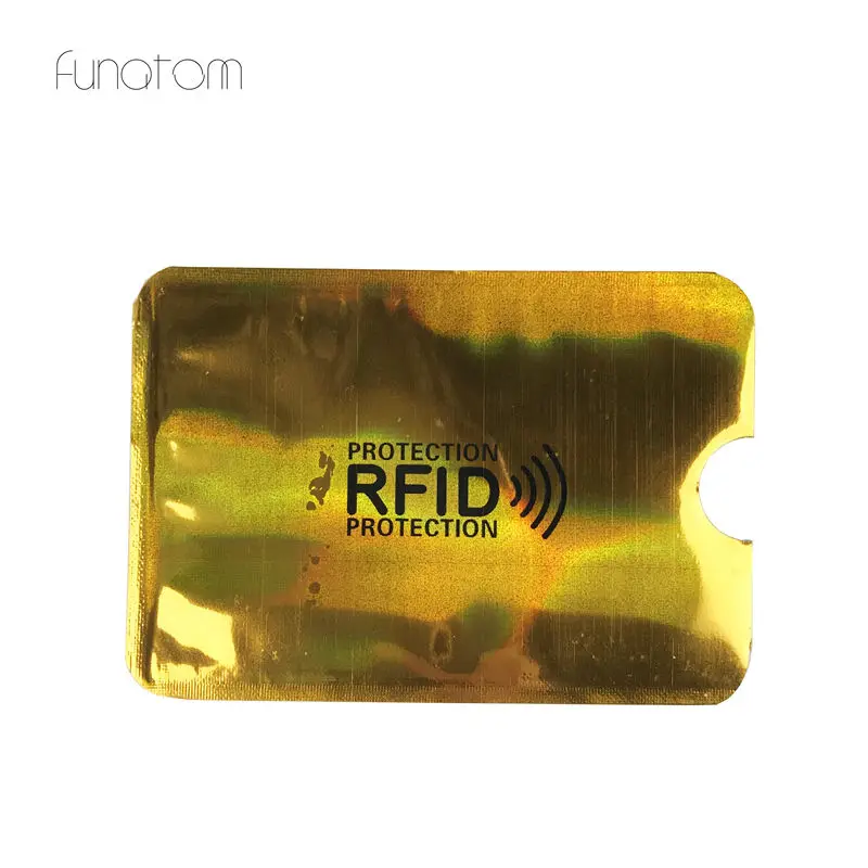10 шт./лот блокирующий кошелек Анти RFID Чехол держатель рукава Сканирование