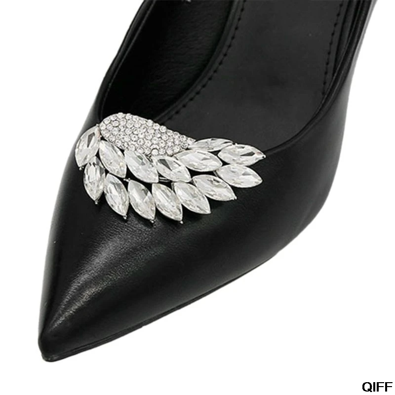 

Shoe Clip Silver Wings Removable DIY Buckle Women High Heels Wedding Decoration Charm Accessories Clips