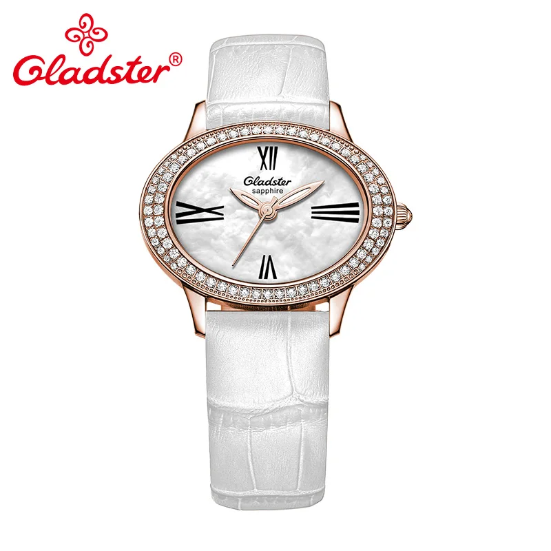 Gladster японские MIYOTA GL30 часы с циферблатом в виде ракушки уникальные женские